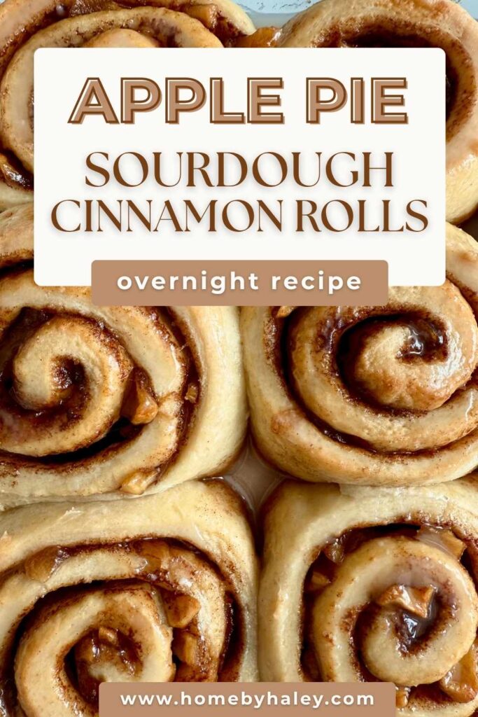 sourdough apple pie cinnamon rolls 