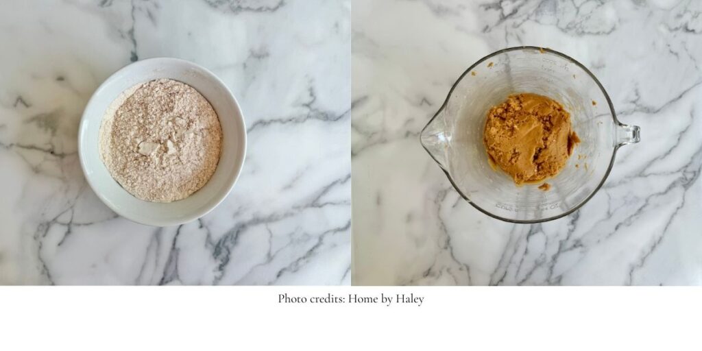 pumpkin sourdough snickerdoodle dough in a bowl